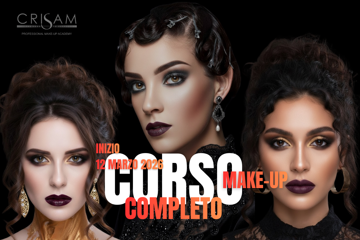 Iscrizioni Aperte -12 Marzo 2026 1 Iscrizioni Aperte - Cinema, Moda e Wedding Make-up Un vero professionista deve saper spaziare tra i diversi segmenti del mercato del make-up. Il percorso completo di Crisam Academy a Verona offre una preparazione multidisciplinare unica. Nel modulo di Trucco Cinematografico e Teatrale, imparerai la gestione dei raccordi, lo studio della sceneggiatura e la creazione di personaggi sotto le luci di scena. Parallelamente, esplorerai il mondo del Fashion & Editorial, imparando a collaborare con fotografi e a creare look da passerella che anticipano i trend. Non meno importante è il settore Wedding, dove la tecnica incontra l'empatia per creare look sposa resistenti e radiosi. Ogni disciplina viene affrontata con rigore accademico e prove pratiche, permettendoti di costruire un portfolio versatile e competitivo. Con soli 10 posti disponibili, assicuriamo un’attenzione costante su ogni allievo, preparando i futuri leader dell'industria cinematografica, della moda e della bellezza d'alto profilo.