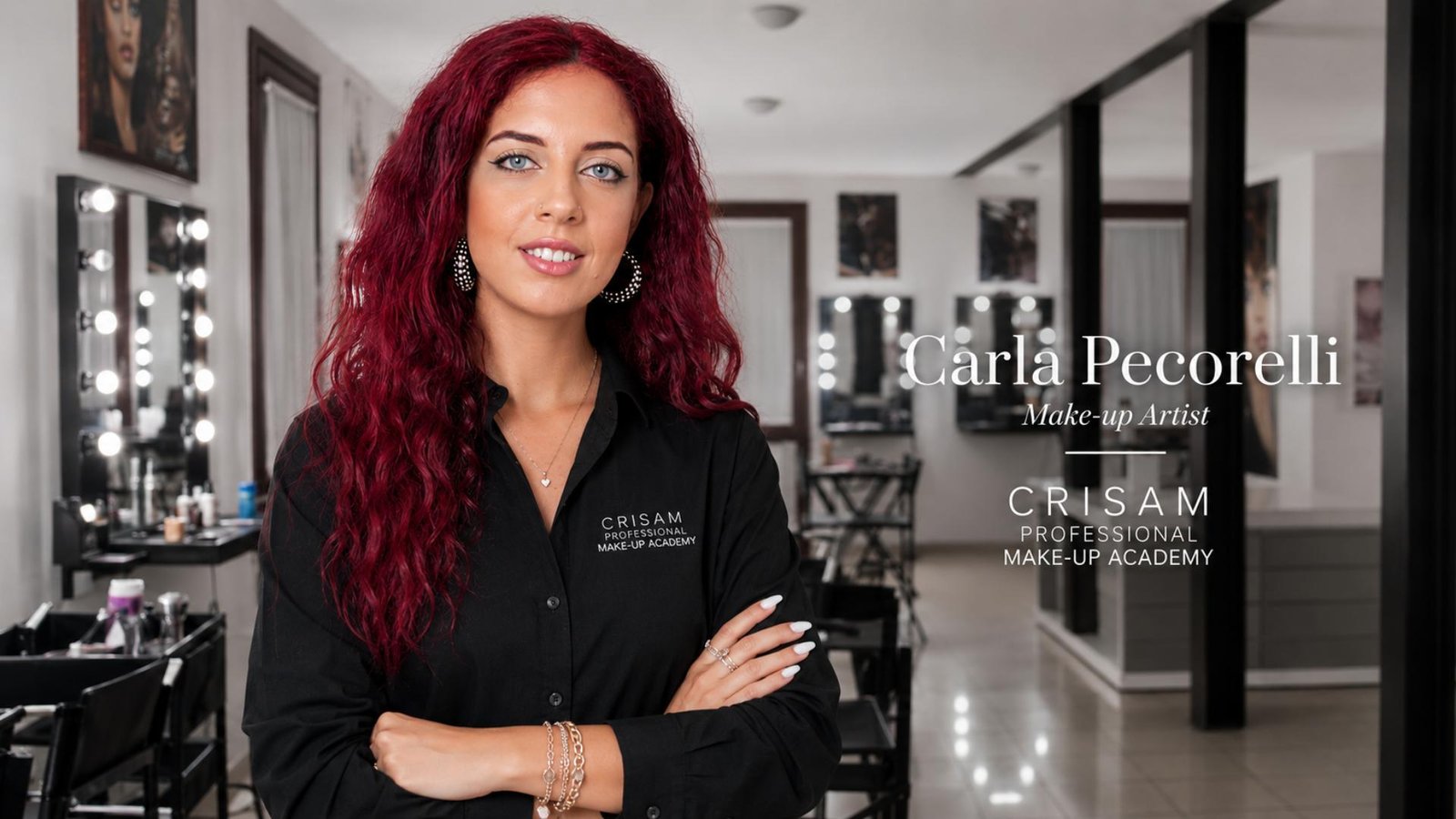 Testimonianze Studentesse ed ex Studentesse 16 Testimonianze ex studentessa Carla Pecorelli della Crisam Professional Make-up Academy